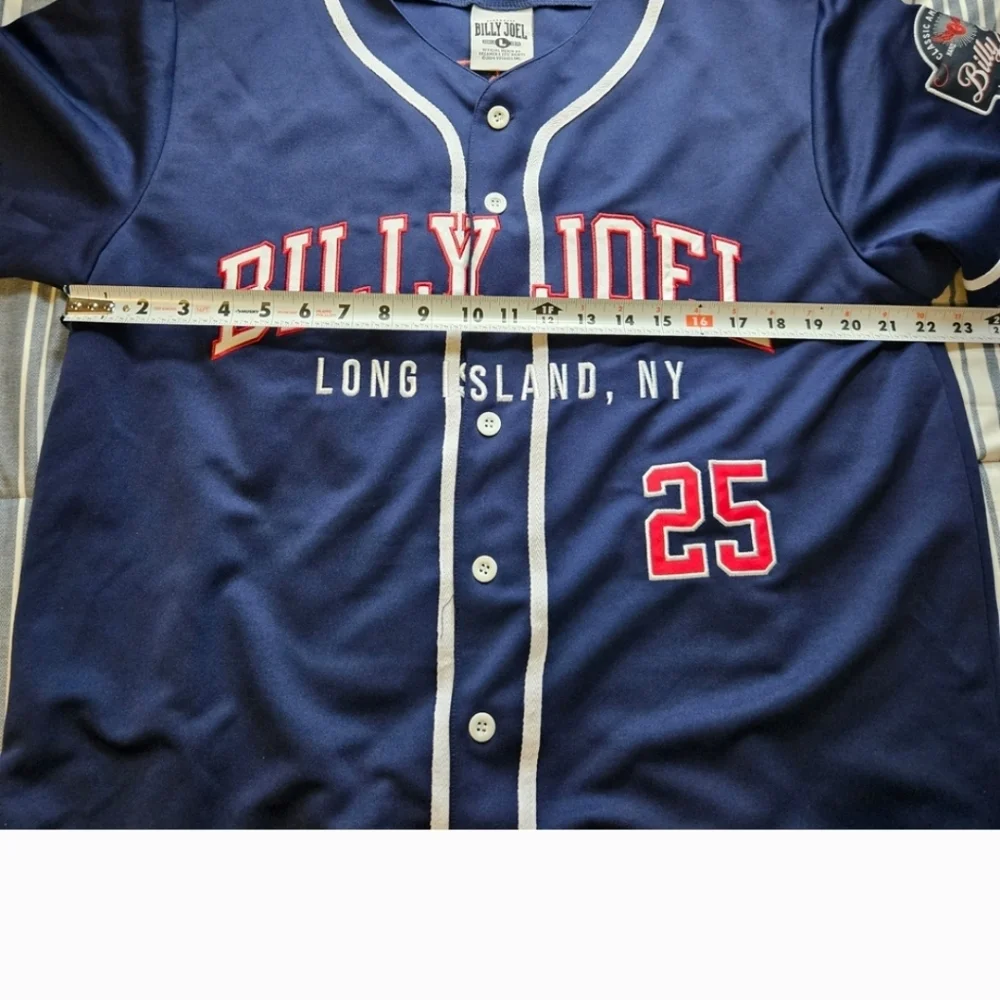 Concert Baseball Jersey Official Billy Joel Concertwear Size L - Picture 5 of 6